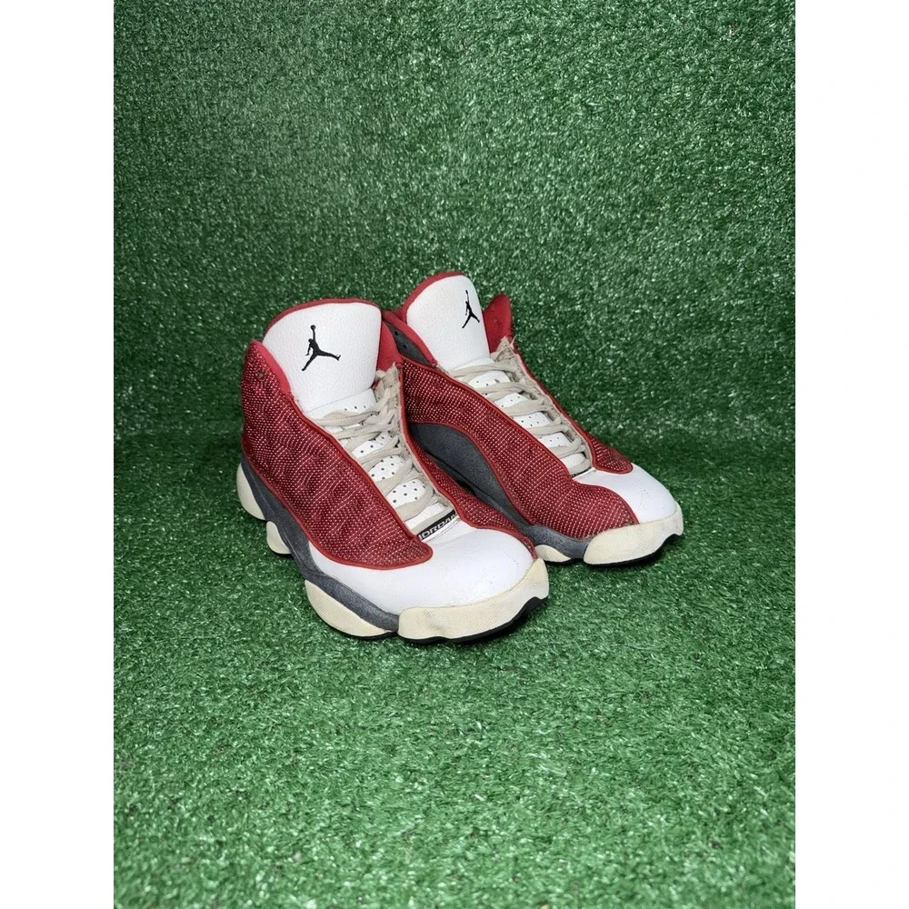 Nike Air Jordan 13 Mens Size 9.5 Red Flint Basketball Shoes Sneakers DJ5982-600